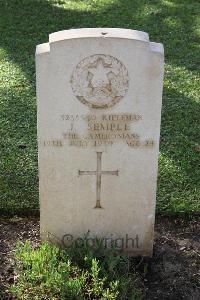 Ismailia War Memorial Cemetery - Semple, John